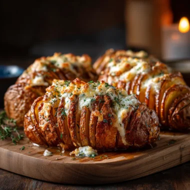 Air Fryer Hasselback Potatoes That Look Fancy but Are SO Simple
